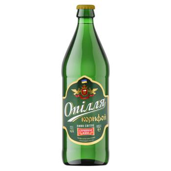 Пиво Опілля Корифей світле 4,2% 0,5л - купити, ціни на КОСМОС - фото 1