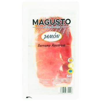 Хамон Magusto Serrano Reserva нарізка 50г - купити, ціни на Cупермаркет "Харків" - фото 1