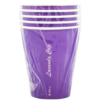 TCM Lavander Paper Cup 5pcs 400ml - buy, prices for Za Raz - photo 1