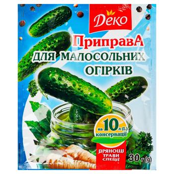 Deko Spice for Lightly Salted Cucumbers 30g - buy, prices for EKO Market - photo 1