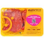 Стейк #ЦЕМ'ЯСО в маринаді з журавлиною зі свинячої корейки на кості охолоджений ~1кг