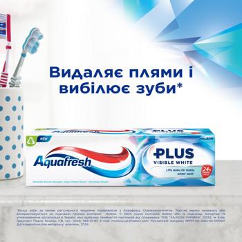 Aquafresh Plus Visible White Toothpaste 75ml - buy, prices for ULTRAMARKET - photo 2