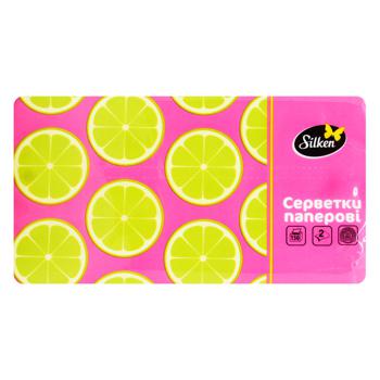 Silken Lemons Two-Layer Napkins 150pcs - buy, prices for Za Raz - photo 4