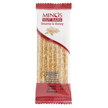 Minos With Sesame And Honey Nut Bar 40g