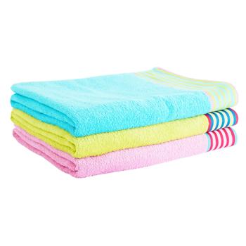 Рушник Auchan Socoa 360г/м² 90х160см в асортименті - купити, ціни на Auchan - фото 1