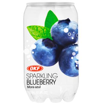 OKF Blueberry Carbonated Drink 0,35l - buy, prices for Supermarket "Kharkiv" - photo 1