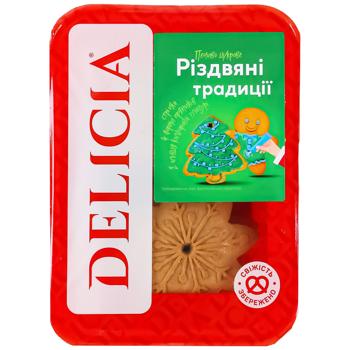 Печиво Delicia Різдвяні традиції 250г - купити, ціни на Восторг - фото 1