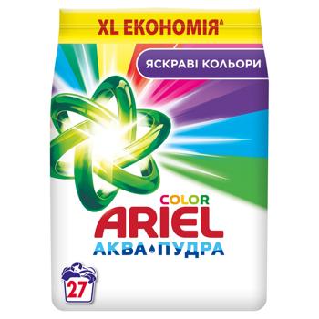Стиральный порошок Ariel Color Аква-пудра автомат 4,05кг - купить, цены на Идеал - фото 1