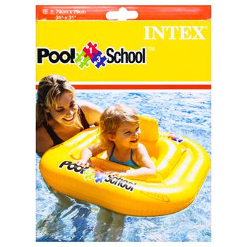 Круг надувной Intex Pool School 79x79см - купить, цены на METRO - фото 2