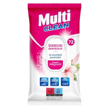 Серветки вол. Luba Clean універ. для прибирання Magnolia 72шт - купити, ціни на Grono - фото 1