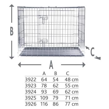 Клітка Trixie 78 x 62 x 55 см (метал) - купить, цены на - фото 6