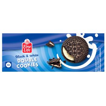 Fine Life Black & White Double Cookies 60g - buy, prices for - photo 1