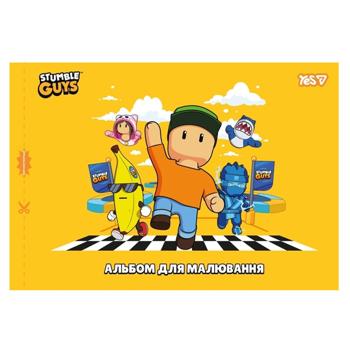 Зошит для малювання Yes Stumble Guys з перфорацією А4 12 аркушів Зошит для малювання Yes Stumble Guys з перфорацією А4 12 аркушів - купити, ціни на - фото 5