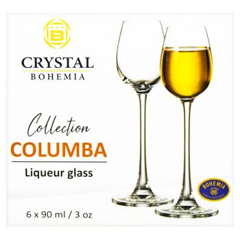 Bohemia Columba Glass for Liqueur 90ml 6pcs - buy, prices for MegaMarket - photo 2