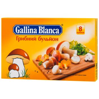 Бульон Gallina Blanca грибной 8шт*10г - купить, цены на Эпицентр FOOD - фото 1