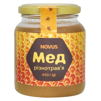 Мед Novus різнотрав'я натуральний 450г - купити, ціни на NOVUS - фото 1