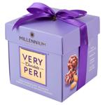 Конфеты Millennium Very Peri шоколадные с арахисом, изюмом, злаковыми хлопьями и соленой карамелью 140г