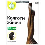 Auchan Black Women's Tights 40den size 2