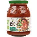 Паста томатна Auchan Bio м'якоть томатів з базиліком 400г