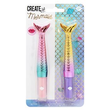 Блиск для губ дитячий Create It Mermaid 2шт в асортименті - купити, ціни на NOVUS - фото 1