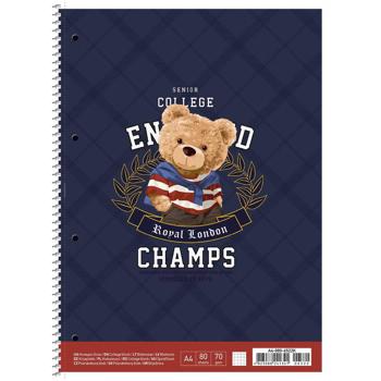 Колледж-блок Школярик спираль в клетку А4 80 листов - купить, цены на Таврия В - фото 3