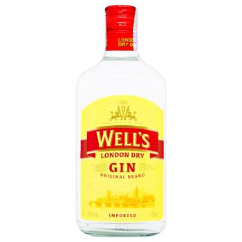 Well’s London Dry Gin 37.5% 0.7l - buy, prices for EKO Market - photo 1