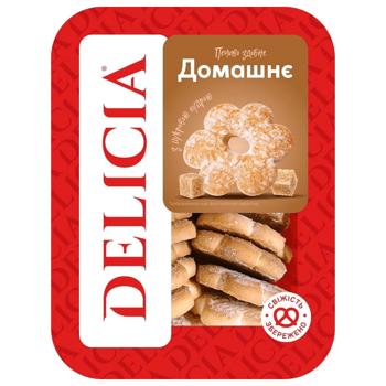 Печиво Delicia Домашнє здобне з цукровою пудрою 250г - купити, ціни на Ідеал - фото 1
