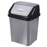 Контейнер для мусора Bursev пластик серый 2,5л