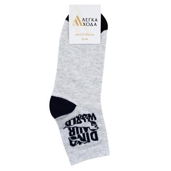 Legka Khoda Children's Socks s.22-24 Silver Melange - buy, prices for NOVUS - photo 1