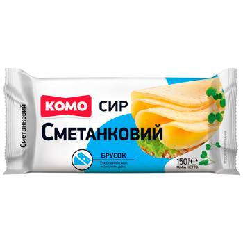 Сир Комо Сметанковий твердий 50% 150г - купити, ціни на Чудо Маркет - фото 1