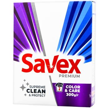 Пральний порошок Savex Premium Color&Care 300г - купити, ціни на Чудо Маркет - фото 1