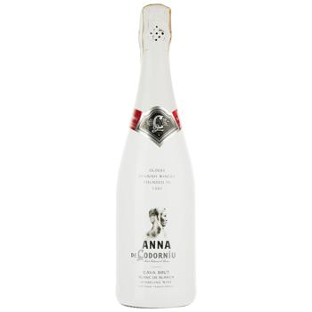 Вино игристое Codorniu Anna Blanc de blancs Brut белое брют 11,5% 0,75л