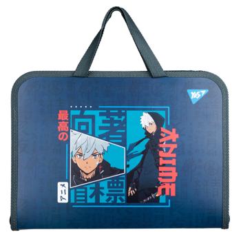 Папка-портфель FC на блискавці з тканинними ручками "Anime" Yes, шт - купити, ціни на Ідеал - фото 1