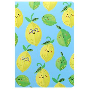 Buromax Fruits Blue Notebook A5 32 sheets - buy, prices for MegaMarket - photo 1
