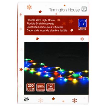 Гирлянда Tarrington House светодиодная разноцветная 200LED 10м - купить, цены на - фото 4