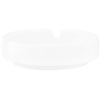 Ardesto White Porcelain Ashtray 9cm