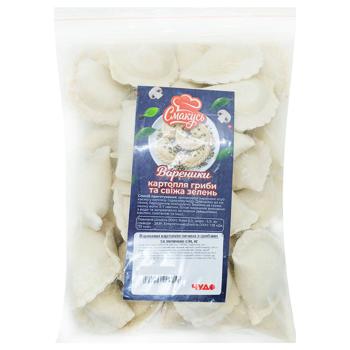 Vareniki with Baked Potatoes, Mushrooms and Greens - buy, prices for Chudo Market - photo 1