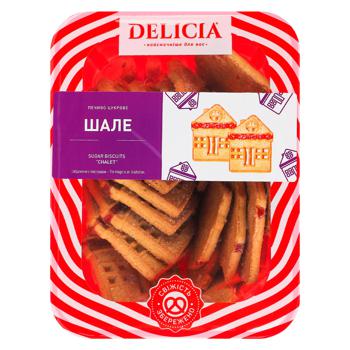 Печенье Delicia Шале 250г - купить, цены на Auchan - фото 1