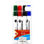 Маркеры для доски Klerk ассорти 4 цвета KL0720