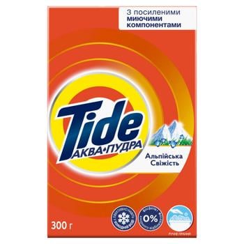 Пральний порошок Tide Аква-Пудра Альпійська свіжість для ручного прання 300г - купити, ціни на - фото 4