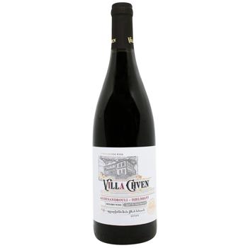 Villa Chven Alexandrouli-Dzelshavi French Oak Aged Red Dry Wine 14% 0.75l