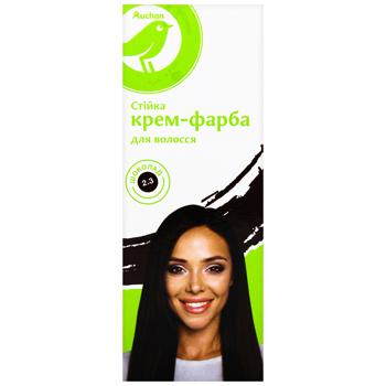Крем-краска для волос Auchan 2.3 Шоколад - купить, цены на Auchan - фото 3