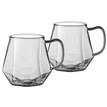 Чашка Ardesto Graphite 300мл 2шт - купити, ціни на За Раз - фото 1