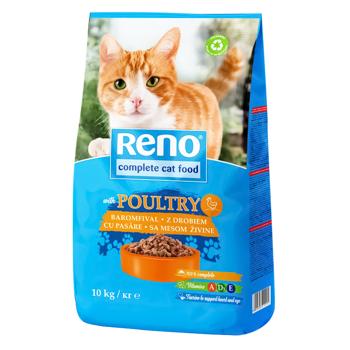 Корм сухий Reno з птицею для котів