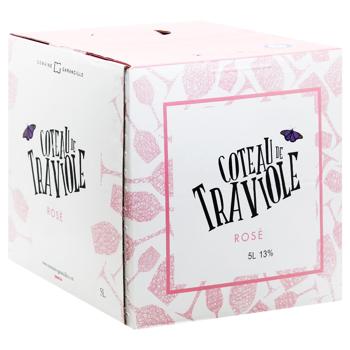 Domaine Garancille Rose Coteau de Traviole Dry Red Wine 13% 5l - buy, prices for - photo 3
