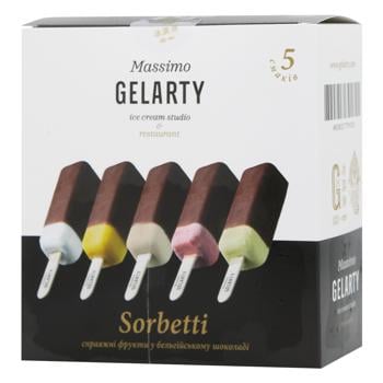 Gelarty Assorted Set of 5 Sorbets 175g - buy, prices for WINETIME - photo 1