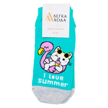 Lehka Khoda Children's Socks s.22-24 Mint - buy, prices for EKO Market - photo 1