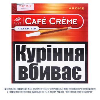 Cafe Creme Filter Tip Arome Cigars 10pcs - buy, prices for ULTRAMARKET - photo 1