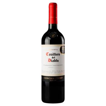 Вино Casillero del Diablo Cabernet Sauvignon червоне сухе 13,5% 0,75л - купити, ціни на КОСМОС - фото 1