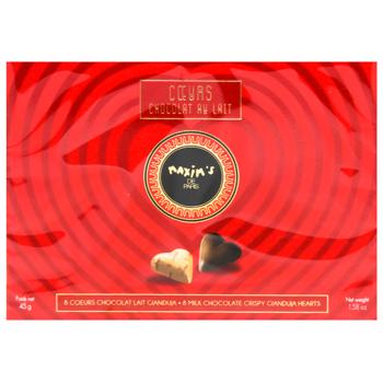 Maxim's Milk Chocolate Praline Heart Shaped Candies 45g - buy, prices for WINETIME - photo 2